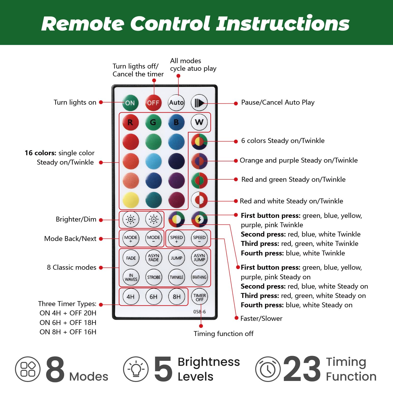 SHareconn 9ft Prelit Artificial Hinged Christmas Pine Tree with Remote Control, Pre-Lit 470 Led Color Changing RGB Lights, Pine Cones, Perfect Choice for Xmas Decoration, 9FT - SHareconn